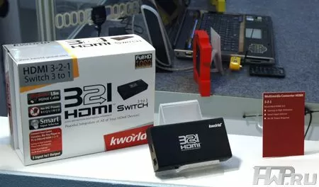 HDMI селектор KWorld 3-2-1
