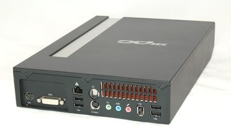 Shuttle X100 - вид сзади