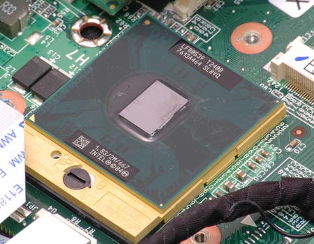 Центральный процессор Shuttle X100 - Intel Core Duo T2400