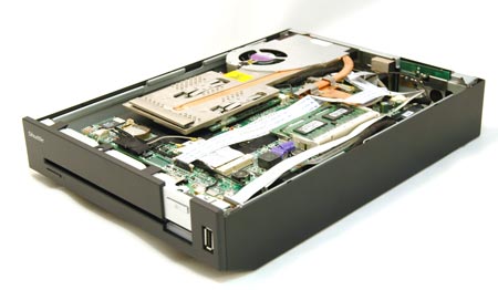 Shuttle X100 - со снятой крышкой