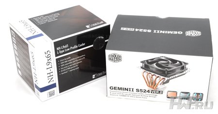 Упаковки Noctua NH-L9x65 и Gemini-S524 Ver.2