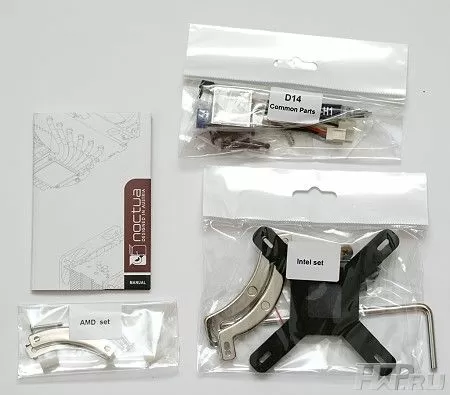 Комплект поставки кулера Noctua NH-D14
