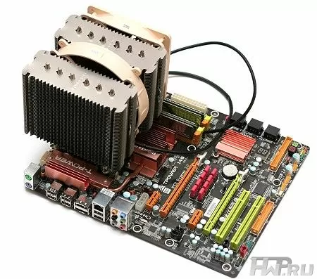 Установка кулера Noctua NH-D14 на материнскую плату