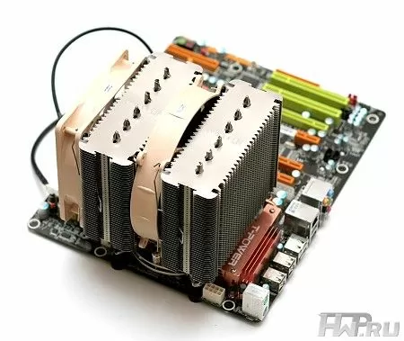 Установка кулера Noctua NH-D14 на материнскую плату