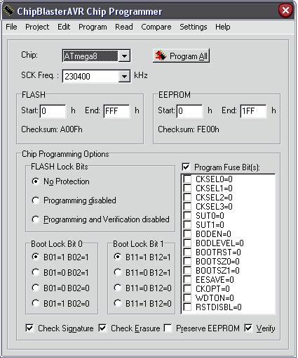 Конфигурация платы "Ambilight"