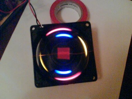 Нестандартная подсветка вентилятора своими руками