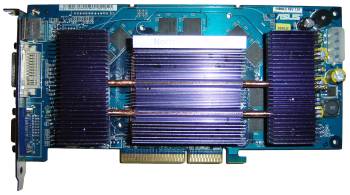 Кулер GlacialTech NorthPole 1000, установленный на GeForce 6800LE