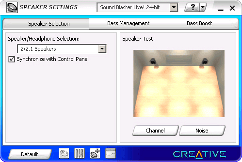 Creative Mixer Control SBLive! 24-bit