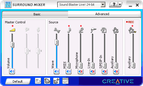 Creative Surrond Mixer
