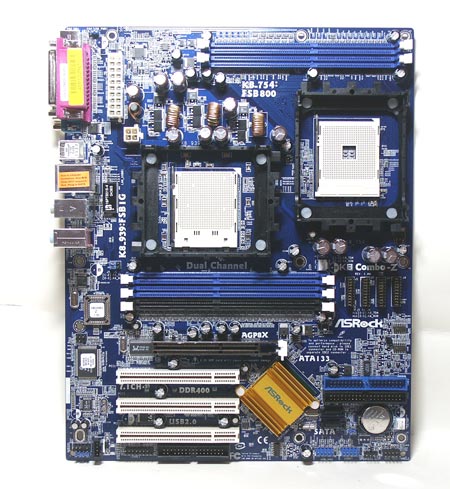 Материнская плата ASRock K8 Combo-Z - конструкция платы