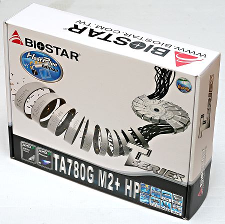 Упаковка материнской платы Biostar TA780g