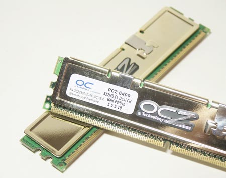 Память OCZ Gold DDR2 PC6400