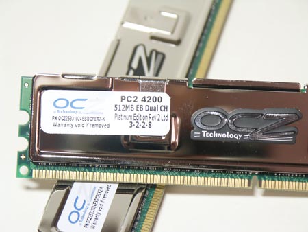 Память OCZ Platinum DDR2 PC4200