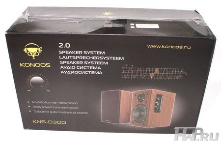 Упаковка акустики Konoos KNS-D300