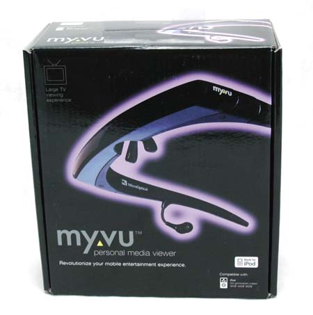 Упаковка MyVu Media Viewer