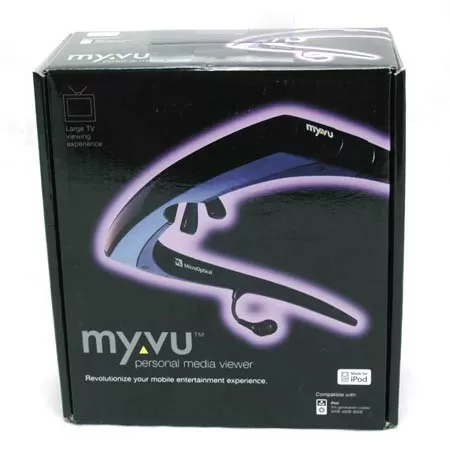 Упаковка MyVu Media Viewer