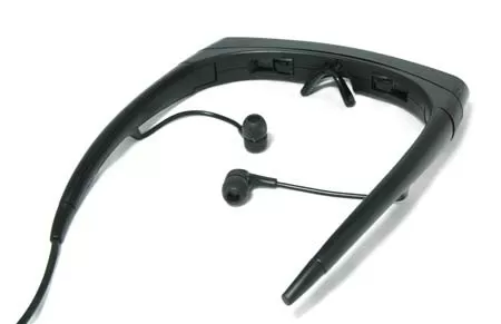 Видеоочки iPod, MyVu Media Viewer - вид сзади