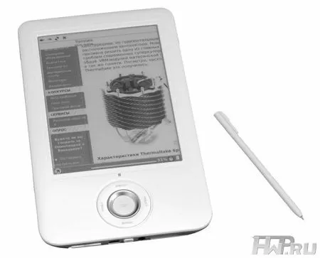 Работа с интернет в Onyx Boox 60