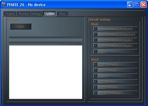 Драйверы Phase 26 USB