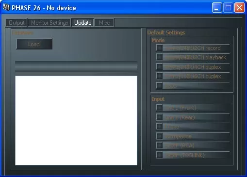 Драйверы Phase 26 USB