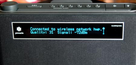 Экран Pinnacle SoundBridge Radio