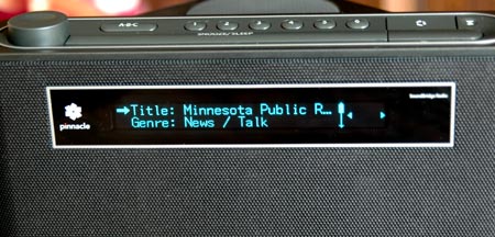 Экран Pinnacle SoundBridge Radio