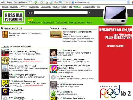 Портал Russian Podcasting