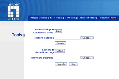 Настройка точки доступа