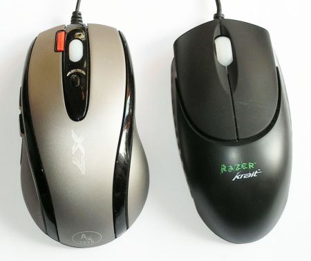 A4Tech X-750F и Razek Krait