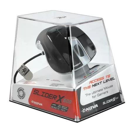 Упаковка мышки NovaGaming Slider X600
