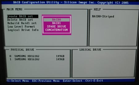 BIOS контроллера