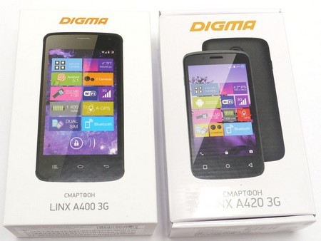 Digma LINX A400 и A420
