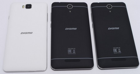 Digma VOXS501 3G, S504 3G и S506 4G