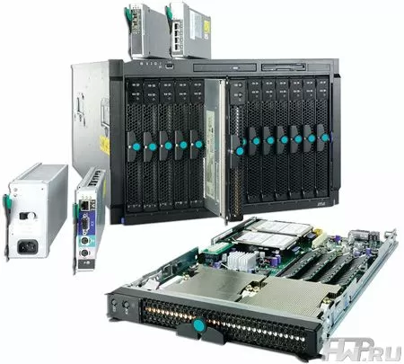 Blade серверы в стоечном исполнении