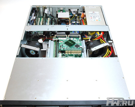 СХД ProWare Symbolo SN-2803H-PDC - внутреннее пространство сервера