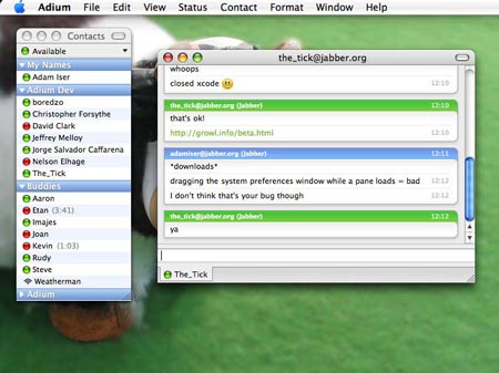 Adium - ICQ клиент под MAC