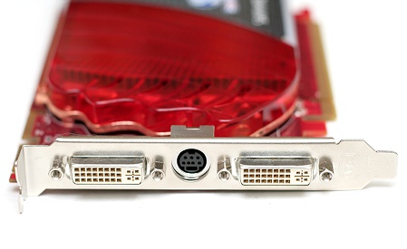 Разъёмы видеокарты Radeon HD 4850