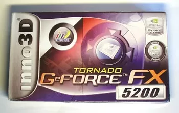 Коробка от Inno3D GeForce FX 5200