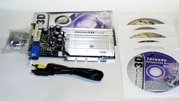 Комплект поставки Inno3D Tornado GeForce FX 5200