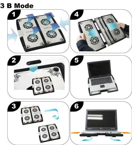 Охлаждающая подставка (кулер) для ноутбука, Titan TTC-G4T Magic Pad
