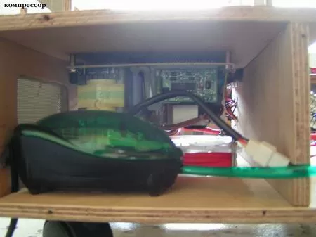 Внутри блока питания