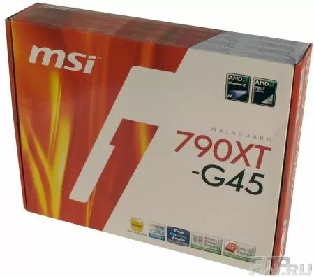 Упаковка материнской платы MSI 790XG-G45