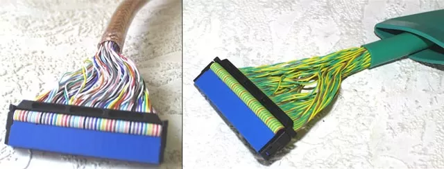 Разъёмы экранированного и цветного круглых кабелей