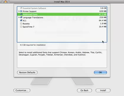 Установка Mac OS X Snow Leopard