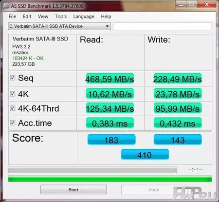 Verbatim SATA 3 SSD 240Gb